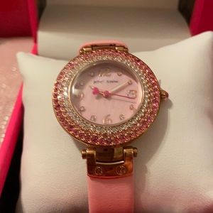 Betsy Johnson BNIB pink watch